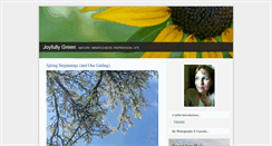 Desktop Screenshot of joyfullygreen.com